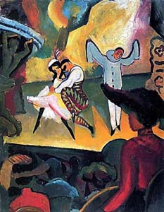 Август Макке (August Macke) 1912г. "Русский балет"