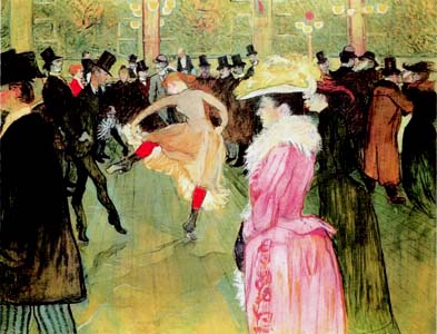 Танец в Мулен Руж - 1890