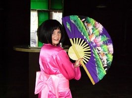 розовый цвет костюм для японского танца