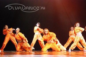 хип-хоп Diva Dance на сцене Мюзик-Холла