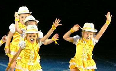 Макияж на концерт по танцам для детей